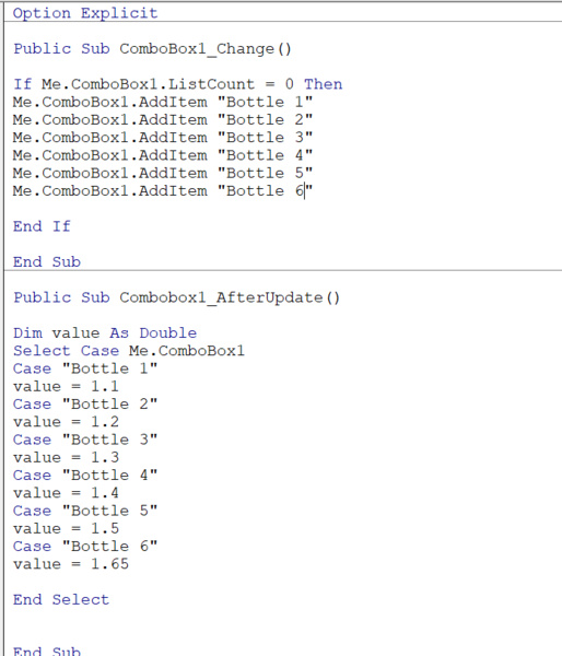 Using Case Statement With Combobox To Assign A Value Microsoft Access Vba 2937