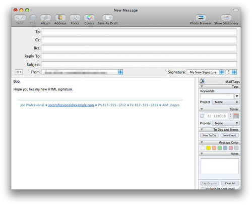 how to allow images in mac os mail application